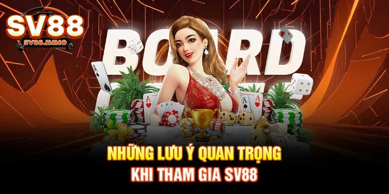 Những lưu ý quan trọng