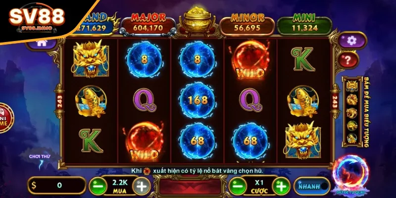 Hũ Jackpot hấp dẫn